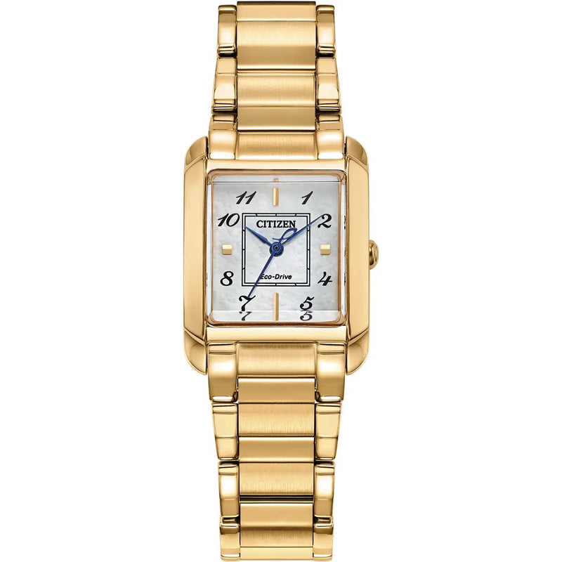 Citizen Eco-Drive L Bianca Gold 22mm Watch EW5602-57D
