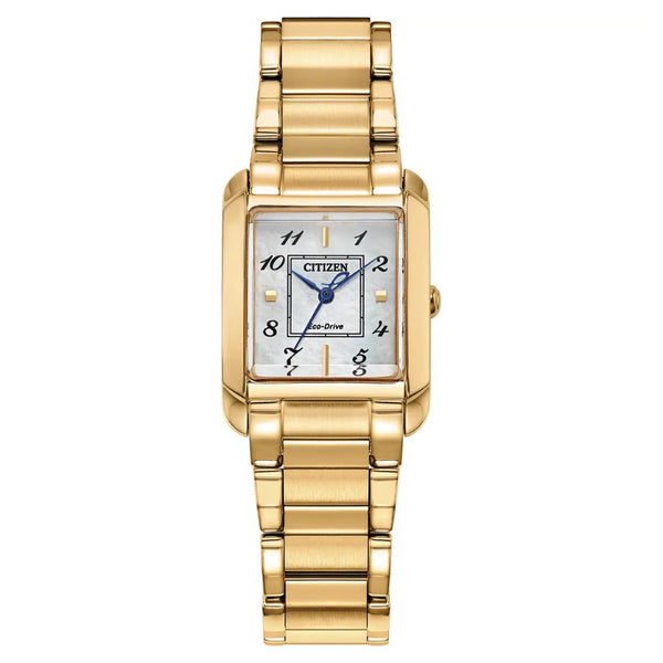 Citizen Eco-Drive L Bianca Gold 22mm Watch EW5602-57D