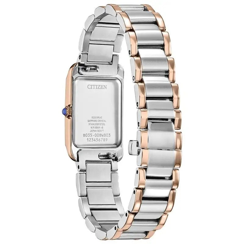 Citizen Eco-Drive L Bianca Two Tone 32mm Watch EW5624-54Y