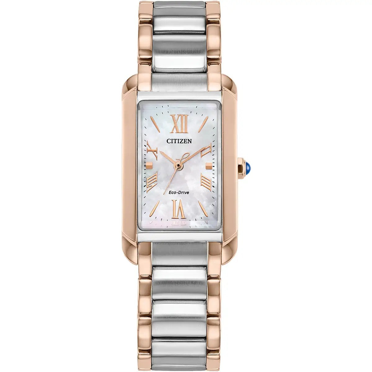 Citizen Eco-Drive L Bianca Two Tone 32mm Watch EW5624-54Y