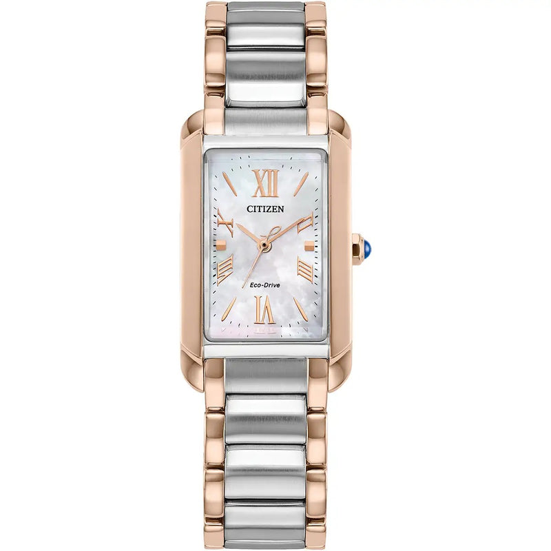 Citizen Eco-Drive L Bianca Two Tone 32mm Watch EW5624-54Y