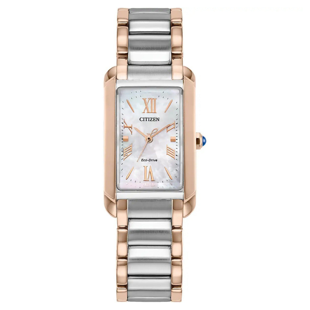 Citizen Eco-Drive L Bianca Two Tone 32mm Watch EW5624-54Y