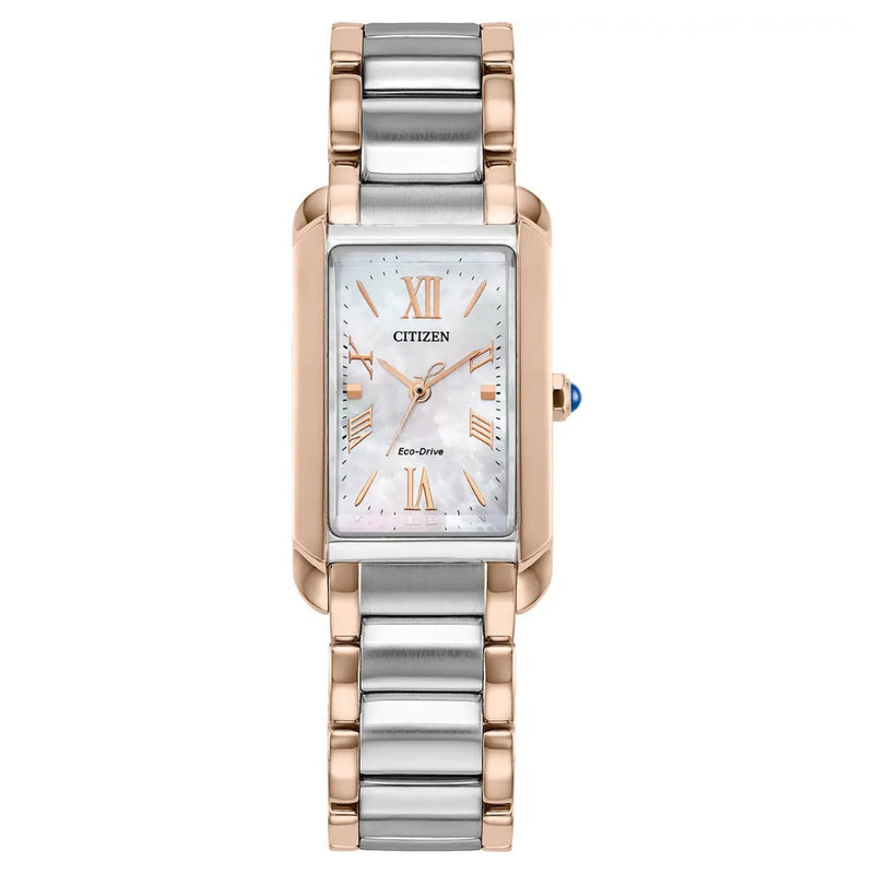Citizen Eco-Drive L Bianca Two Tone 32mm Watch EW5624-54Y