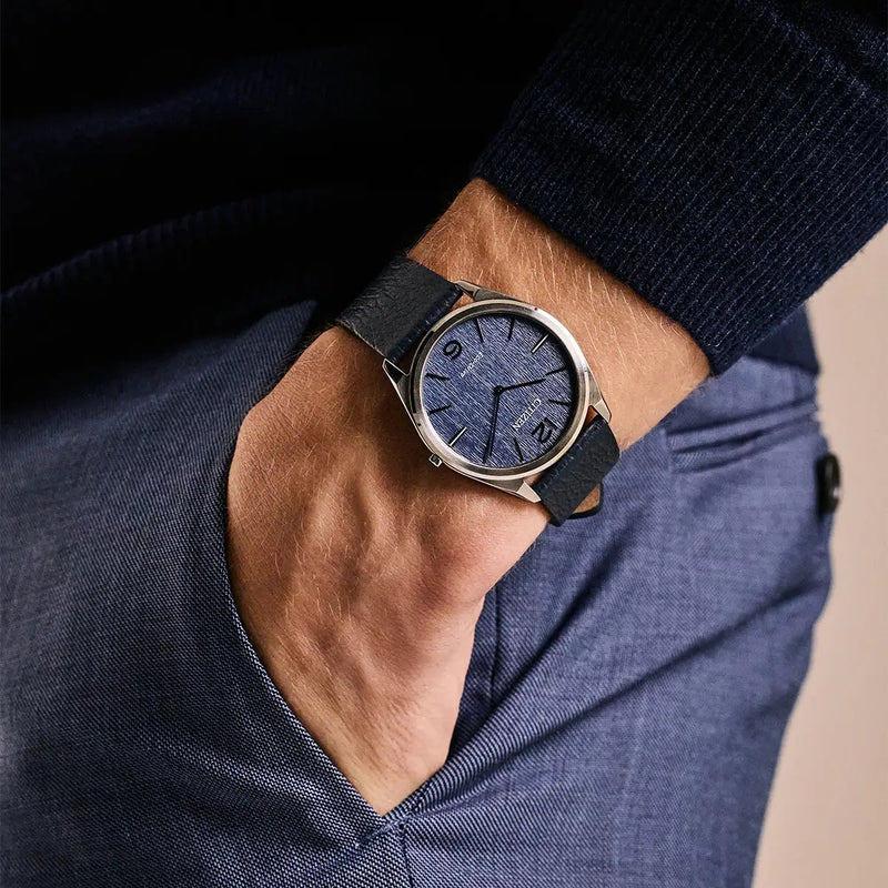 Citizen Eco-Drive Stiletto Blue 38mm Watch AR3120-08L