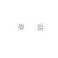 Lab Grown 1.00ct Diamond Single Stone Stud 18ct White Gold Earrings