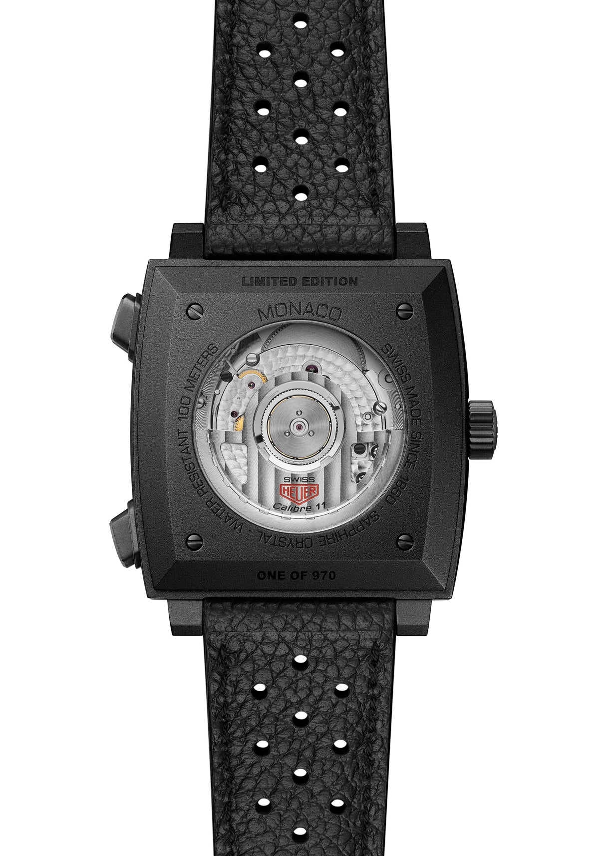 Tag Heuer Monaco Chronograph Stopwatch Automatic Limited Edition 39mm Watch CAW218F.FC6356