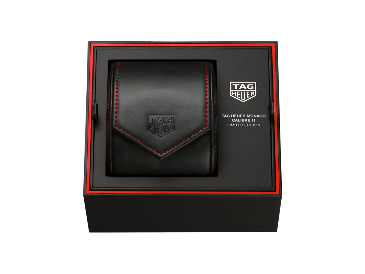 Tag Heuer Monaco Chronograph Stopwatch Automatic Limited Edition 39mm Watch CAW218F.FC6356