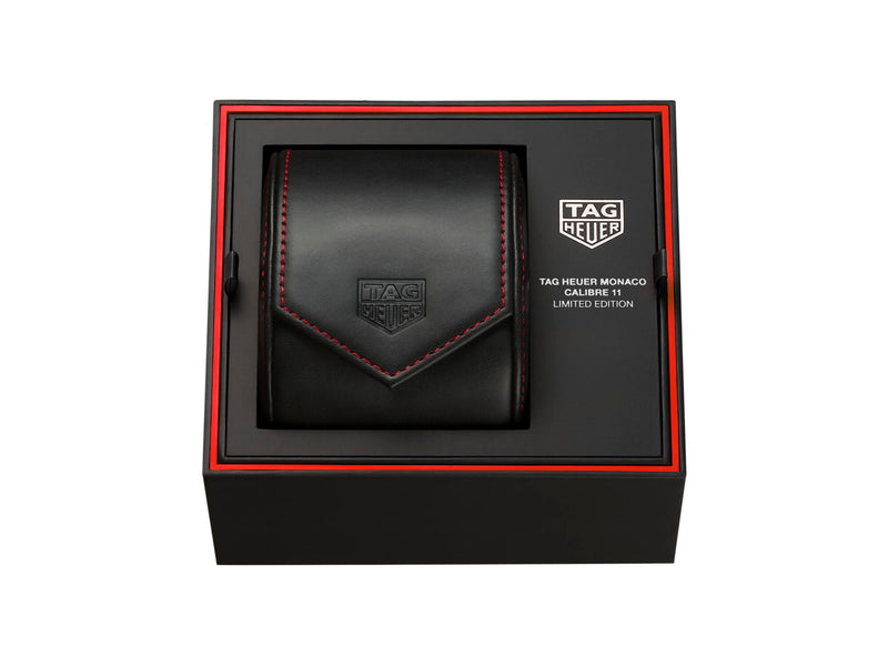 Tag Heuer Monaco Chronograph Stopwatch Automatic Limited Edition 39mm Watch CAW218F.FC6356