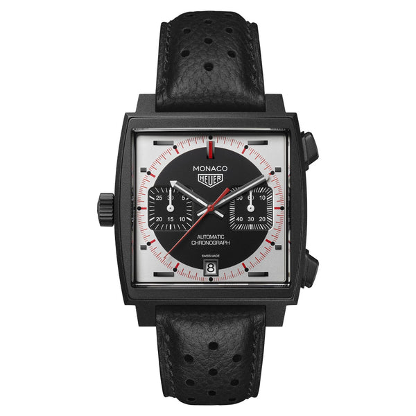 Tag Heuer Monaco Chronograph Stopwatch Automatic Limited Edition 39mm Watch CAW218F.FC6356