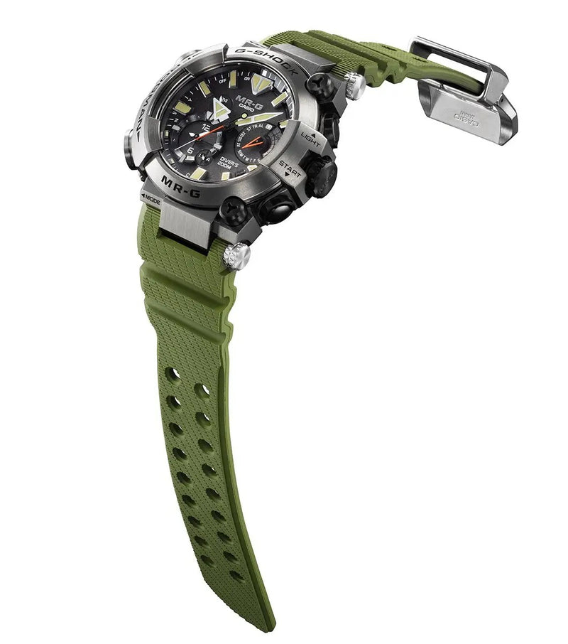 G-SHOCK MR-G Frogman Goliath Green Rubber Strap Watch MRG-BF1000RG-3ADR