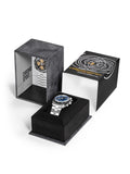 Nivada Grenchen Autochron Blue 38mm Limited Edition Watch 77003A45