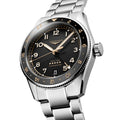 Longines Spirit Zulu Time Steel Grey & Ceramic Bezel 39mm Watch L3.802.4.50.6