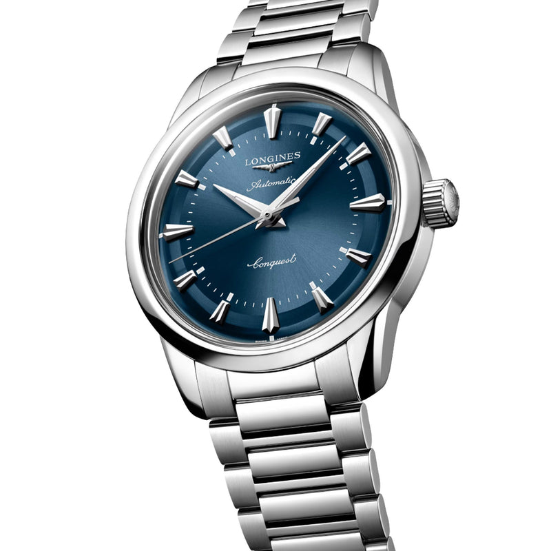 Longines Conquest Heritage Blue 38mm Watch L1.649.4.92.6