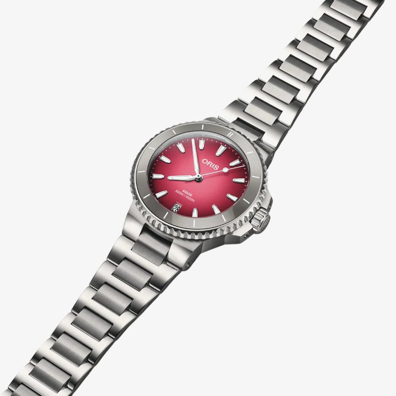 Oris Aquis Date Taste of Summer 36.5mm Watch 01 733 7792 4158-07 8 19 05P