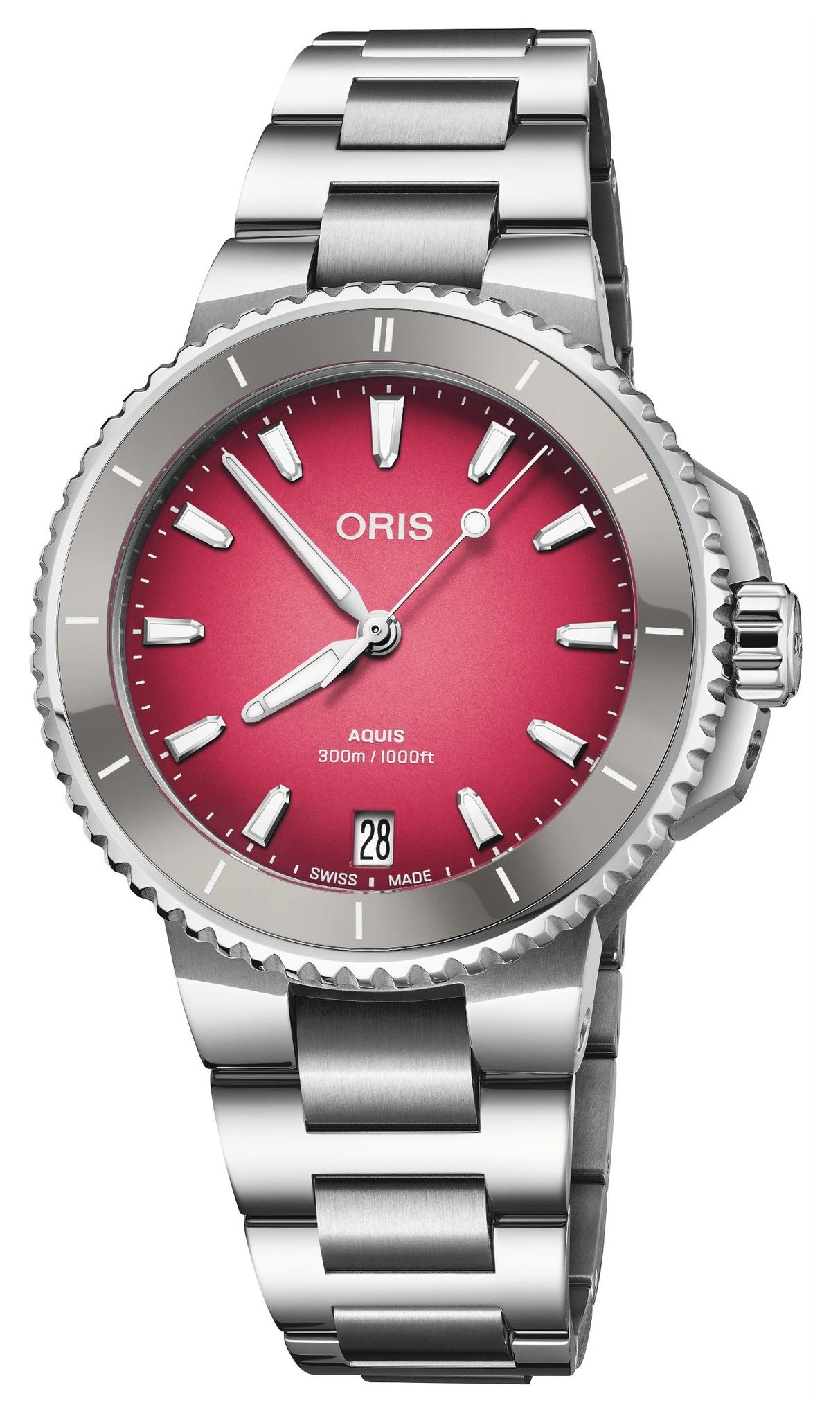 Oris Aquis Date Taste of Summer 36.5mm Watch 01 733 7792 4158-07 8 19 05P