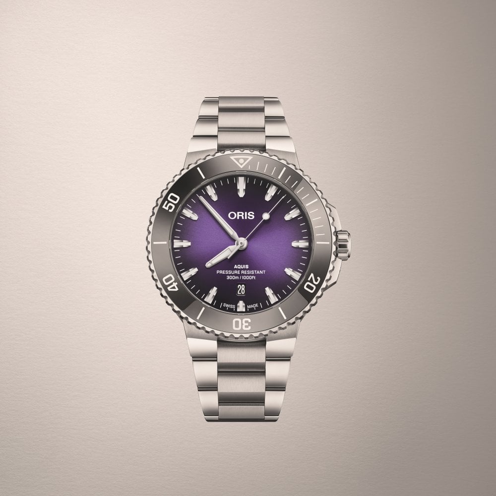 Oris Aquis Date Taste of Summer 43.5mm Watch 01 733 7789 4158-07 8 23 04PEB