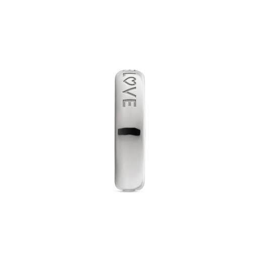 Gucci Blind For Love Sterling Silver 5mm Ring