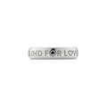 Gucci Blind For Love Sterling Silver 5mm Ring