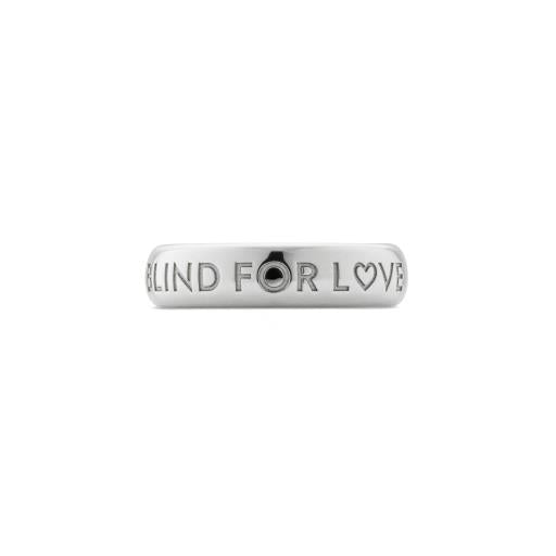Gucci Blind For Love Sterling Silver 5mm Ring