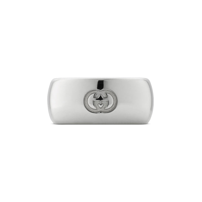 Gucci Blind For Love Sterling Silver 9mm Ring