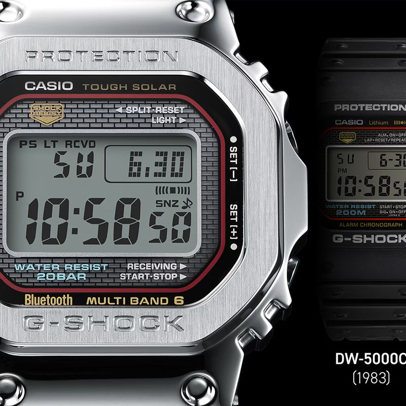 G-SHOCK Full Metal - Silver Heritage GMW-B5000D-1CER