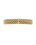 Fope Flex'It 18ct Yellow Gold Bracelet with Diamond Set
