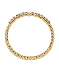 Fope Flex'It 18ct Yellow Gold Bracelet with Diamond Set