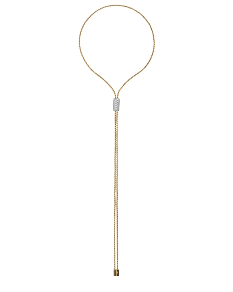 Fope Aria Slider Necklace with Diamond Pavé