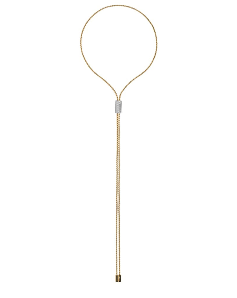 Fope Aria Slider Necklace with Diamond Pavé