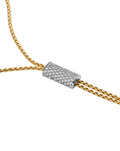 Fope Aria Slider Necklace with Diamond Pavé