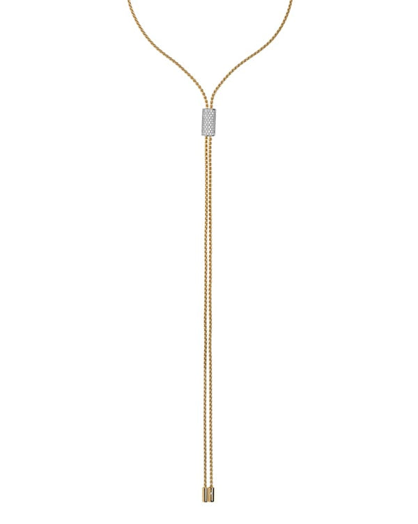 Fope Aria Slider Necklace with Diamond Pavé