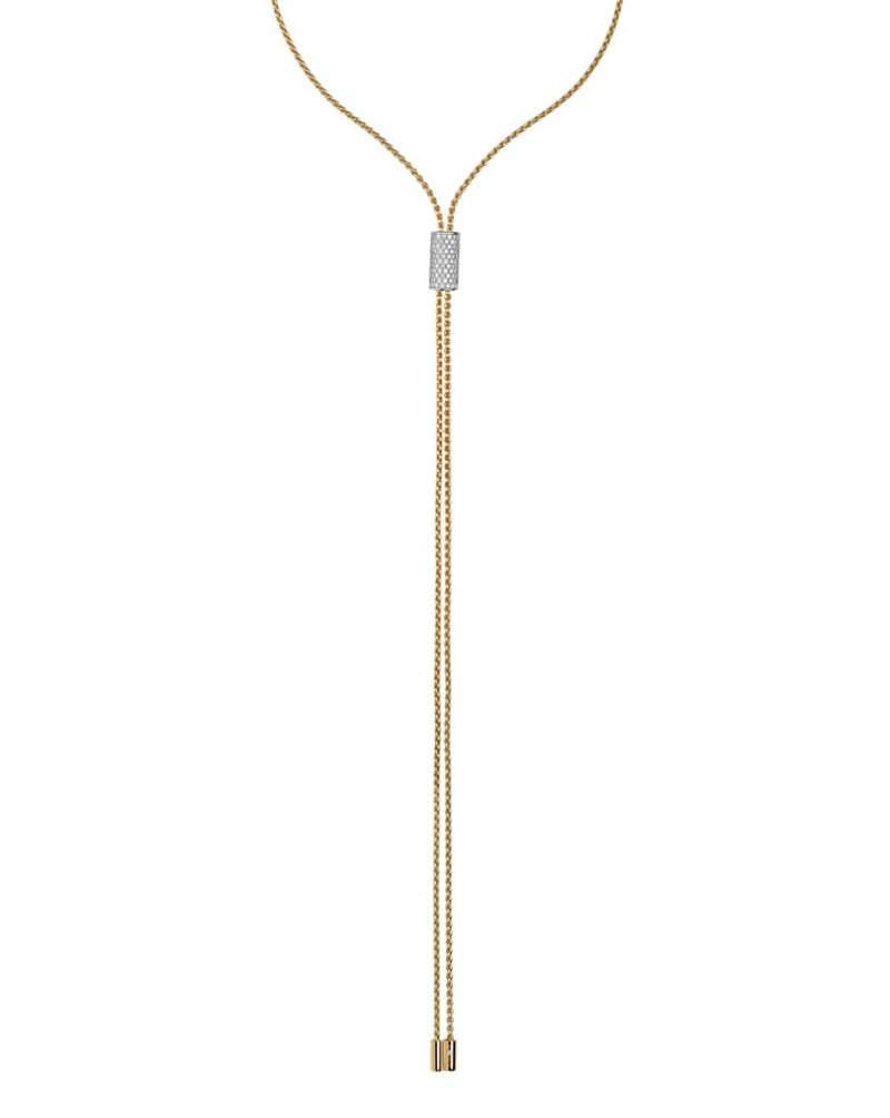 Fope Aria Slider Necklace with Diamond Pavé