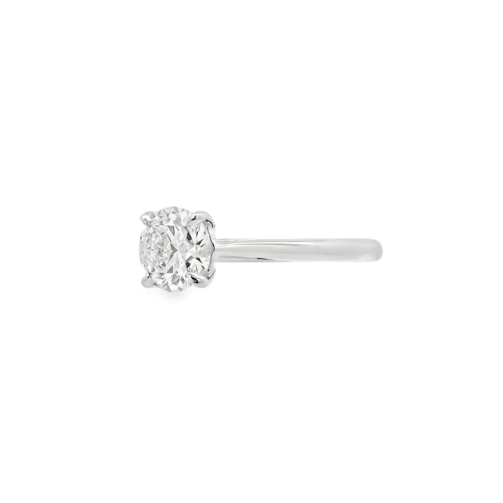 Brilliant Cut Single Stone 1.00ct Lab Grown Diamond, Platinum