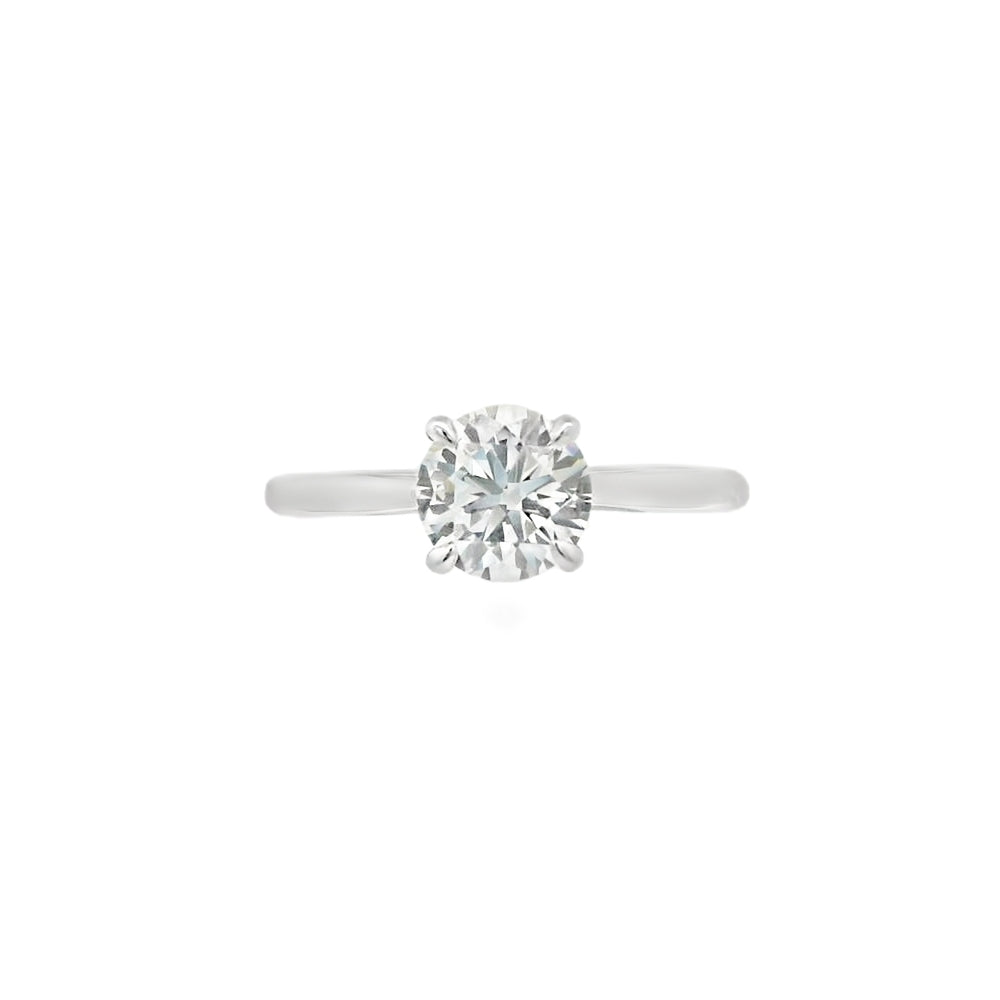 Brilliant Cut Single Stone 1.00ct Lab Grown Diamond, Platinum