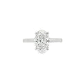 Oval Cut Single Stone 2.05ct Lab Grown Diamond, Platinum