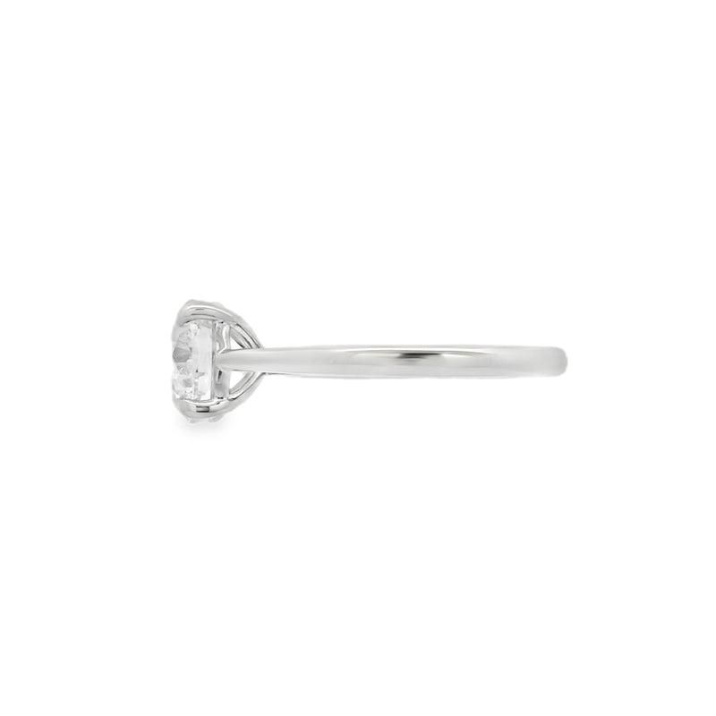 Round Brilliant Cut Single Stone 2.00ct Lab Grown Diamond, Platinum Ring