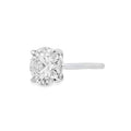 Round Brilliant Cut Single Stone 5.01ct Lab Grown Diamond, Platinum Ring