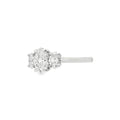 3 Stone Oval Cut Lab Grown 1.66ct Diamond Ring