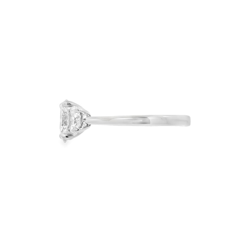 3 Stone Oval Cut Lab Grown 1.66ct Diamond Ring