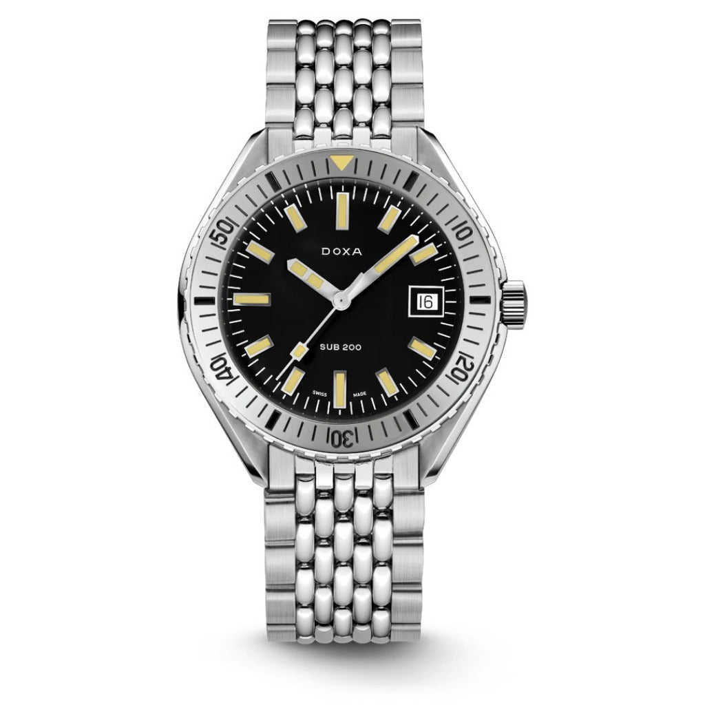Doxa SUB 200 Sharkhunter Stainless Steel Bezel 42mm 796.10.101.10