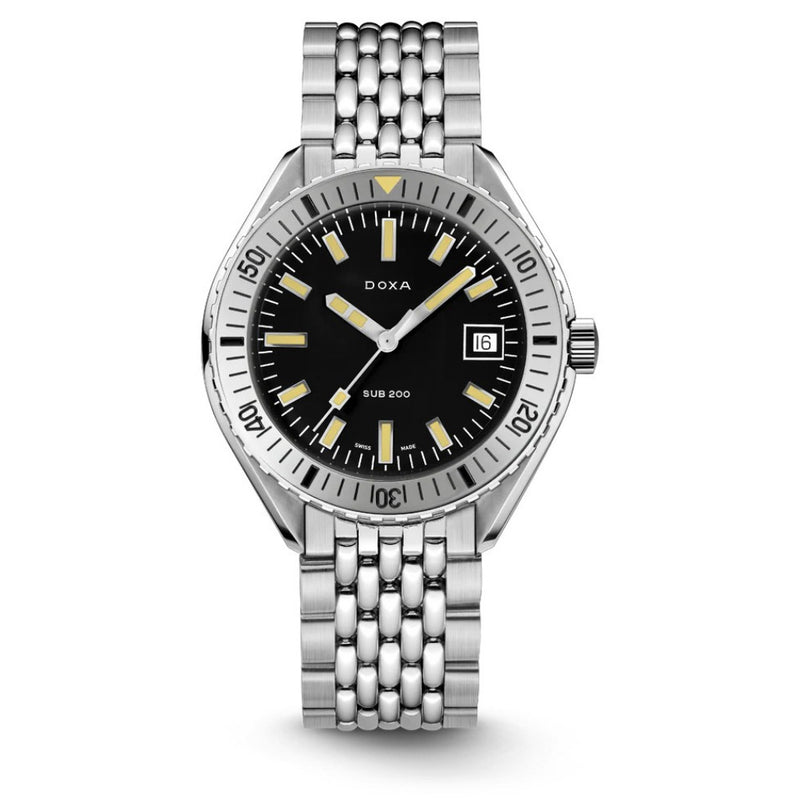 Doxa SUB 200 Sharkhunter Stainless Steel Bezel 42mm 796.10.101.10