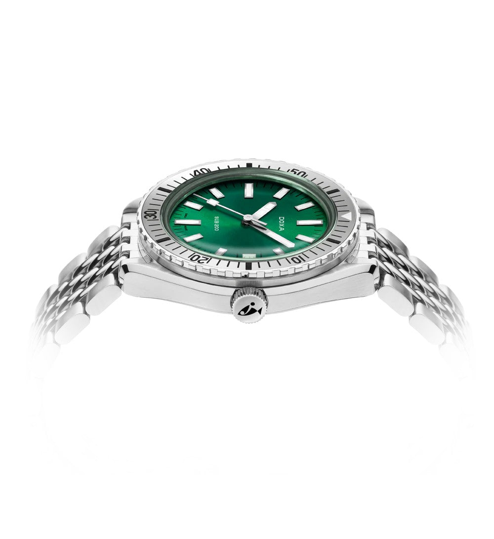 Doxa SUB 200 Sea Emerald Stainless Steel Bezel 42mm 796.10.131.10