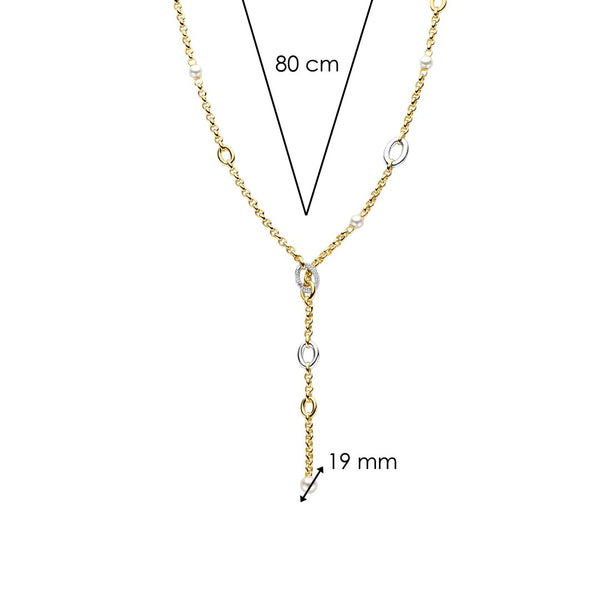 TI SENTO Necklace Gilded 34095ZY