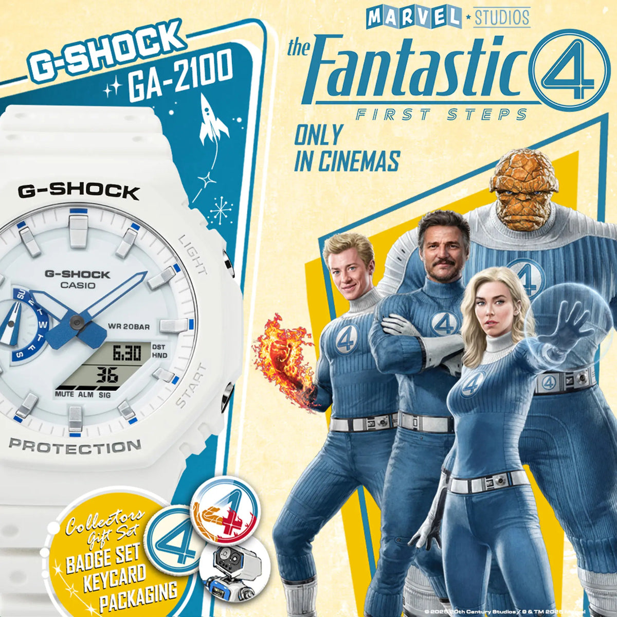 G-SHOCK 2100 Marvel Fantastic Four First Steps GA-2100HDS-7AER-F4