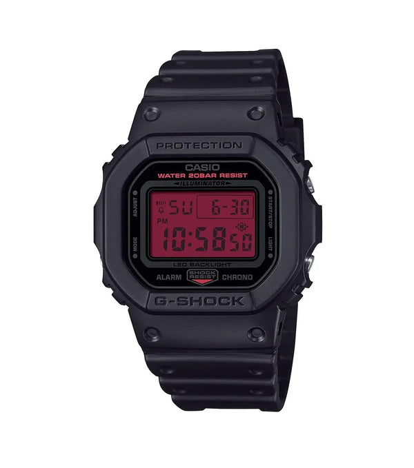 G-SHOCK 5600 Red & Black Watch DW-5600BBR-1ER