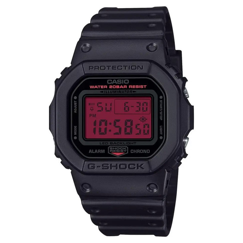 G-SHOCK 5600 Red & Black Watch DW-5600BBR-1ER