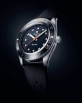 Nivada Grenchen Aquamar Black Automatic Rubber tropic 38mm Watch 32068A01