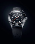 Nivada Grenchen Aquamar Black Automatic Rubber tropic 38mm Watch 32068A01