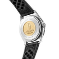 Nivada Grenchen Aquamar Black Automatic Rubber tropic 38mm Watch 32068A01