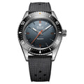 Nivada Grenchen Aquamar Grey Automatic Rubber tropic 38mm Watch 32077A01